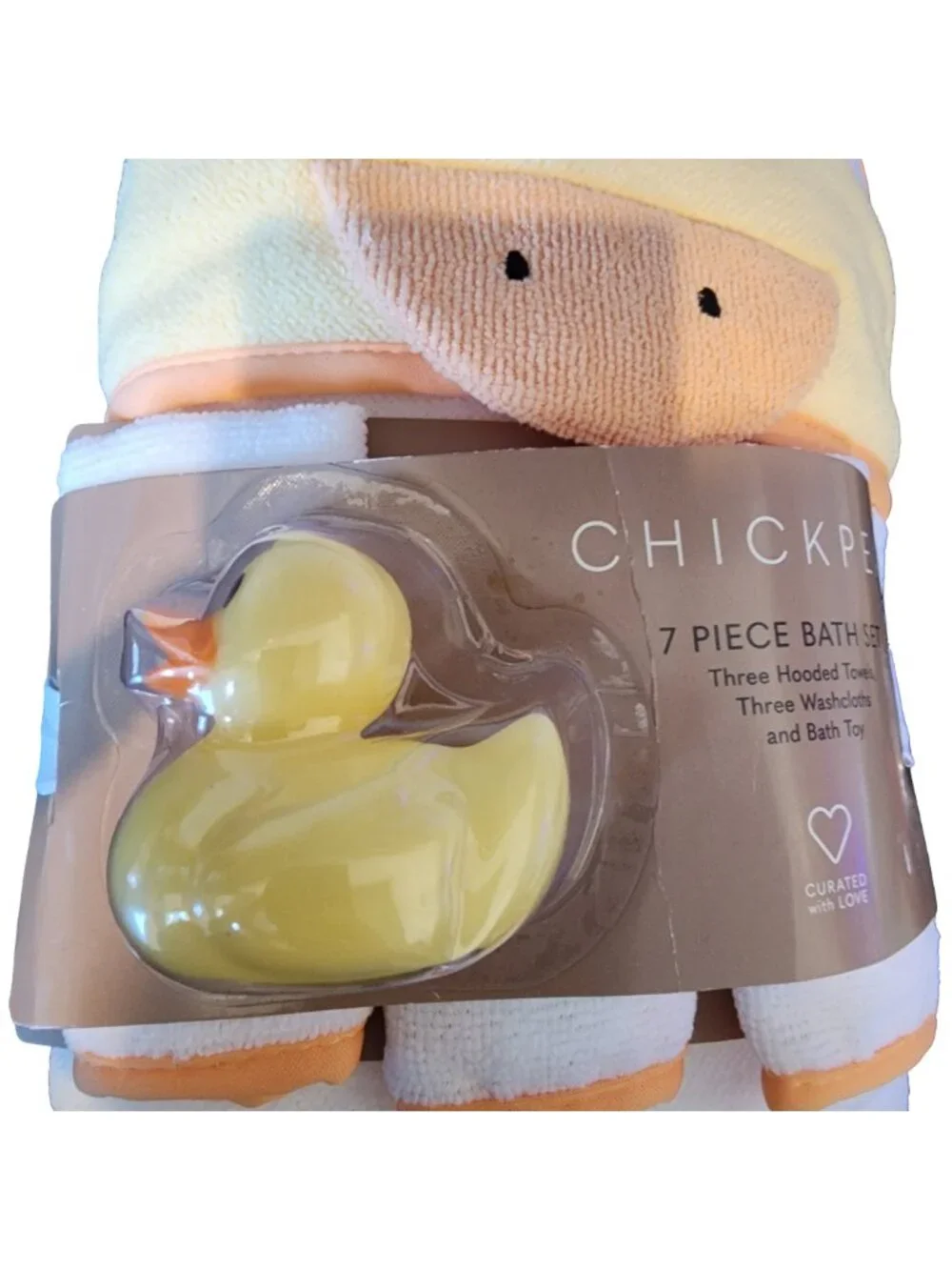7-Piece Duck Theme Baby Bath Set | NWT